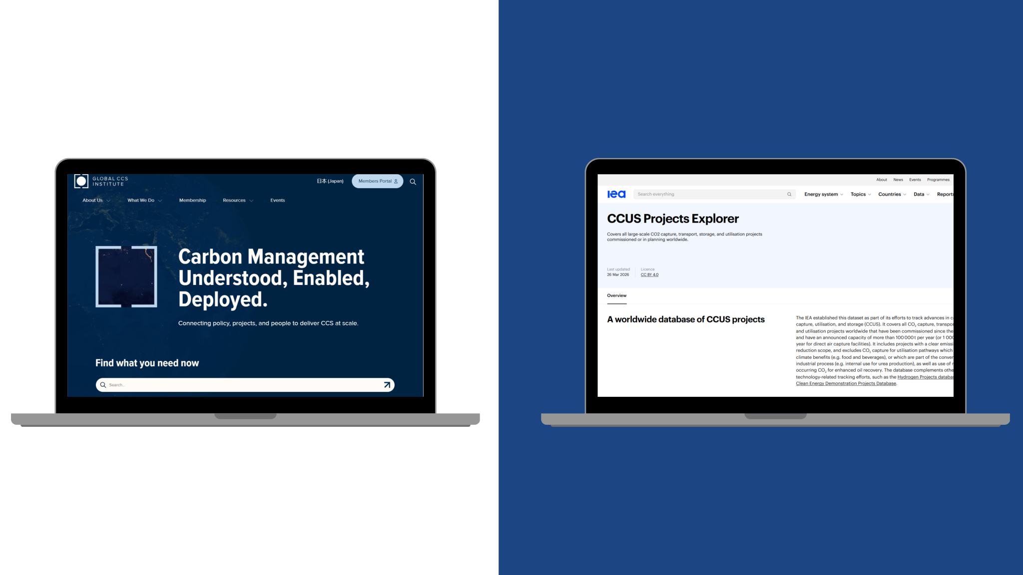 IEA e Global CCS Institute: guia para usar as principais fontes sobre ...